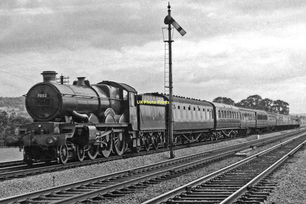 Photo 6"x4" Paddington - Cheltenham express at Naas Crossing, south of Gloucester Brookthorpe c1961