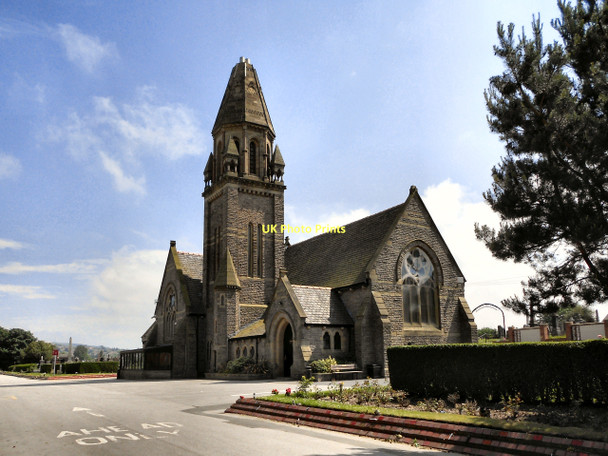 Photo 6"x4" The Chapel, Dukinfield Cemetery and Crematorium Ashton-Under-Lyne c2011