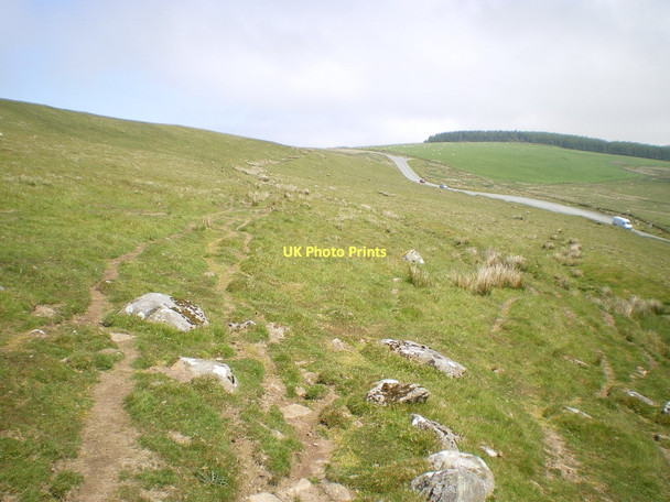 Photo 6"x4" Bridleway across the moor Greenway\/SN0630 c2011