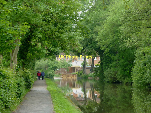 Photo 6"x4" Trent and Mersey Canal near Trentham, Staffordshire Barlaston c2011