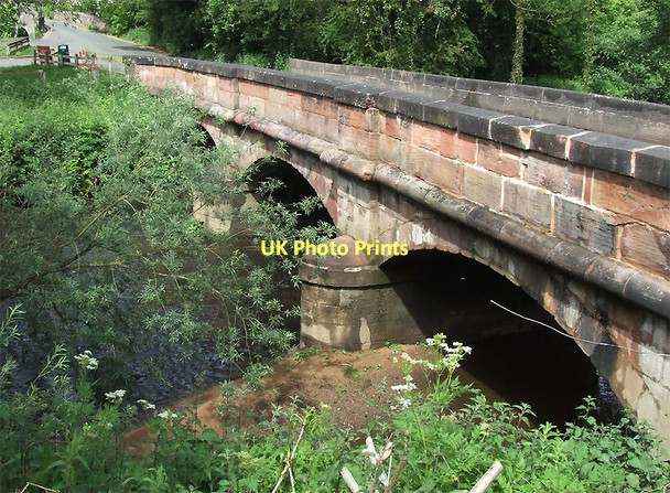 Photo 6"x4" Bridge over the River Churnet near Cheddleton, Staffordshire Churnet Grange c2011
