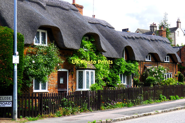 Photo 6"x4" Row of 'Ossery' Estate Cottages, Woburn Street, Ampthill Ampthill c2011