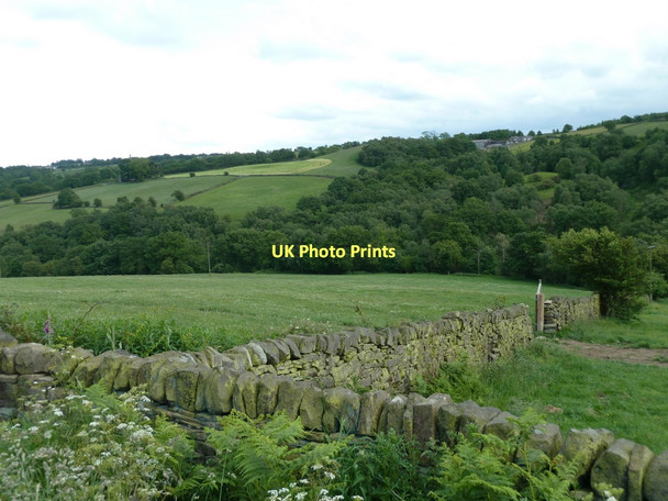 Photo 6"x4" Valley view near Cathole Farm Nether Loads c2011
