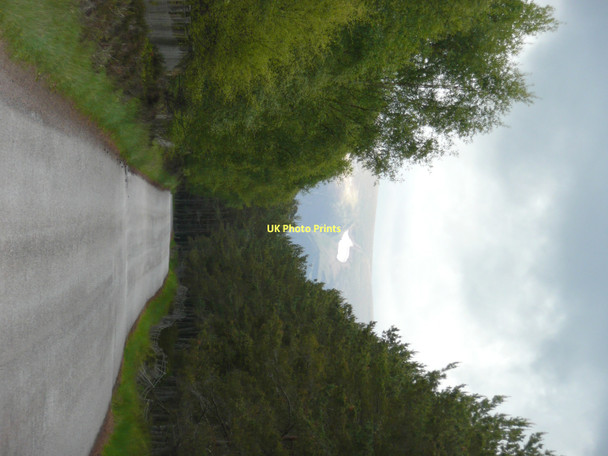 Photo 6"x4" The B970 passes through Coille nam Finne Drumguish\/NN7999 c2011