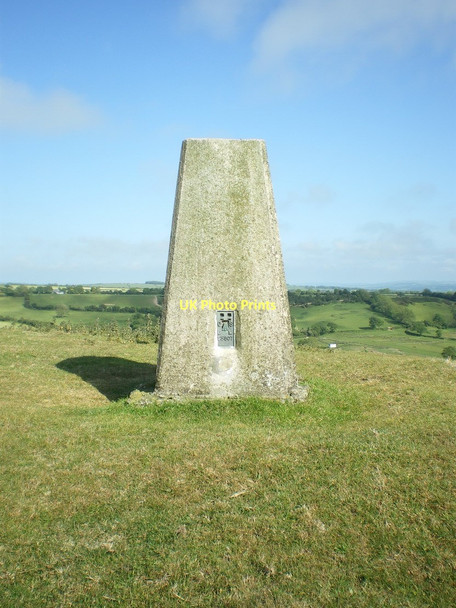 Photo 6"x4" Trig point detail on Banc-y-Warren Caemorgan c2011