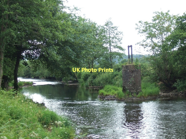 Photo 6"x4" Remains of bridge over River Exe Collipriest c2011