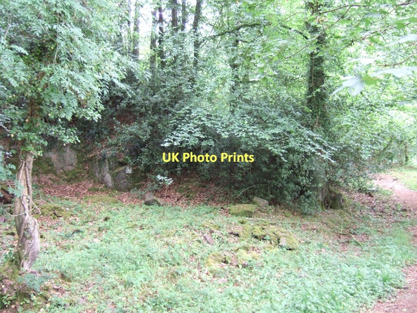 Photo 6"x4" Stone quarry by the Exe Valley Way Collipriest c2011