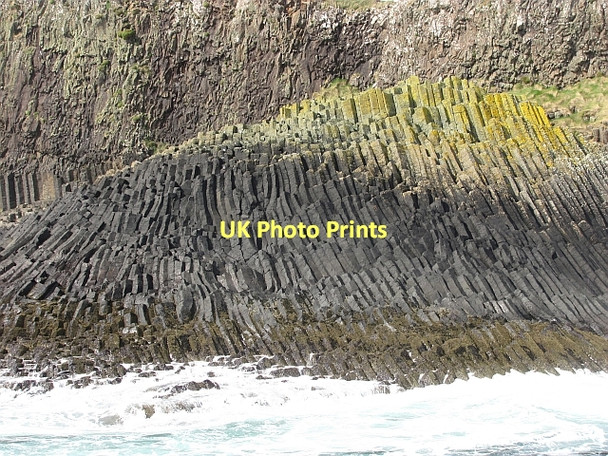 Photo 6"x4" Basalt columns, Staffa Port an Fhasgaidh c2011 P1