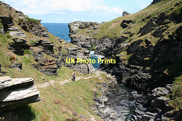 Photo 6"x4" Tintagel: by the coast Trethevy\/SX0789 c2011