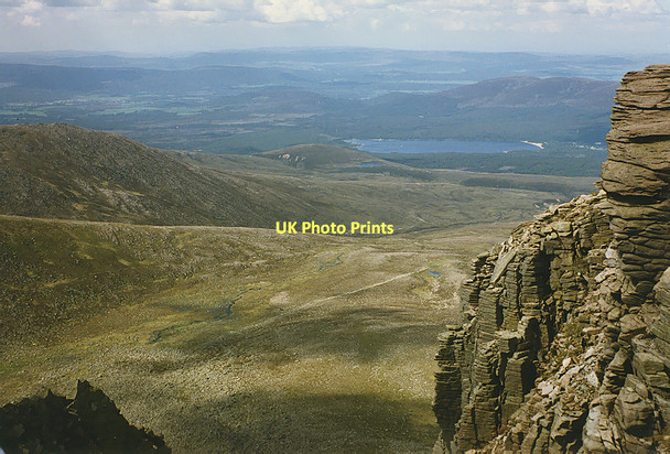 Photo 6"x4" View north from Cairn Lochan Cairn Lochan c1989