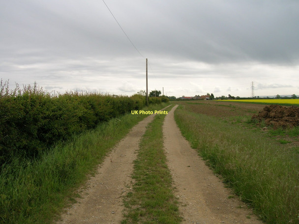 Photo 6"x4" Track to Sleights Farm Barton-le-Street c2011