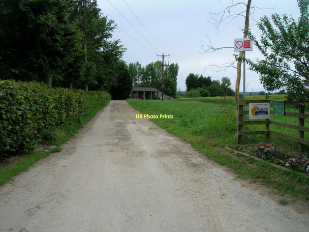 Photo 6"x4" Track to Glebe Farm Salton c2011