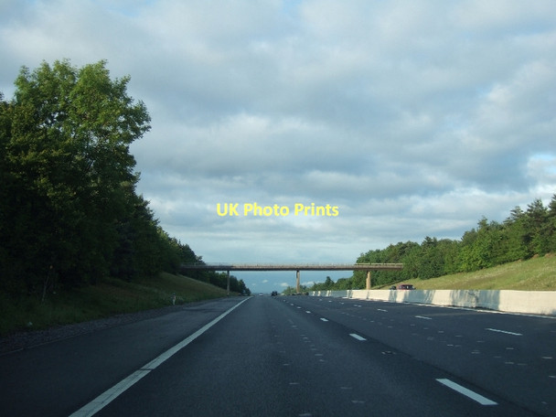 Photo 6"x4" Minor road crossing M5 at Staplehay Kibbear c2011