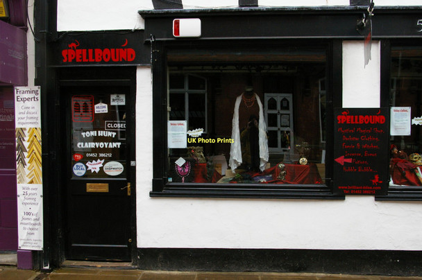 Photo 6"x4" Gloucester, College Street: crystal shop and clairvoyant's Gloucester c2011