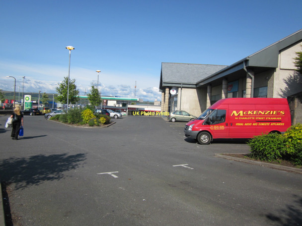 Photo 6"x4" Argos Car Park Stranraer c2011