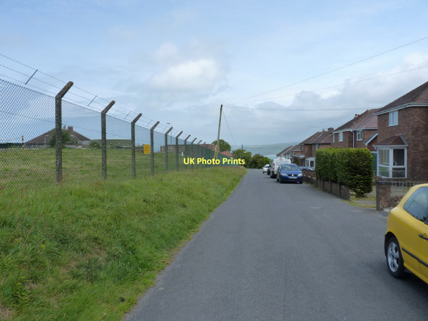 Photo 6"x4" Outside the Qinetiq site, at the top of Pennar Road. Aberporth c2011