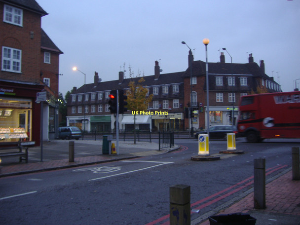 Photo 6"x4" Hill Rise at junction of Falloden Way Finchley c2007