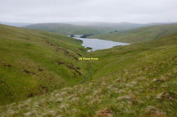 Photo 6"x4" View from the head of Glen Bee Blackford\/NN8908 c2011