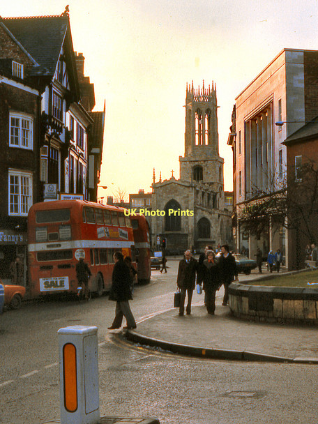Photo 6"x4" Pavement and All Saints' Church York\/SE5951 c1979