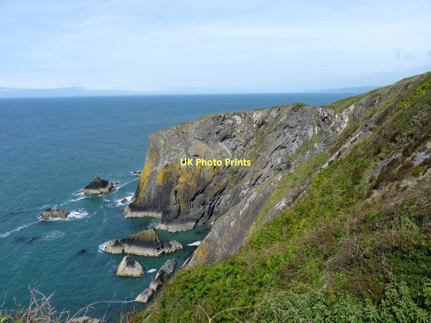Photo 6"x4" Pencestyll promontory Y Ferwig c2011