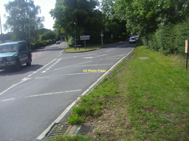 Photo 6"x4" Wall Hill Road at the A22, Forest Row Forest Row c2011