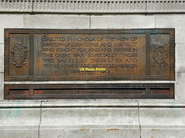 Photo 6"x4" Ashton-Under-Lyne War Memorial -Dedication Ashton-Under-Lyne c2011