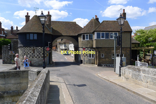 Photo 6"x4" Barbican Gate, Sandwich, Kent Sandwich c2011