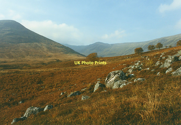 Photo 6"x4" The approaches to Coire Ardair Aberarder c1990