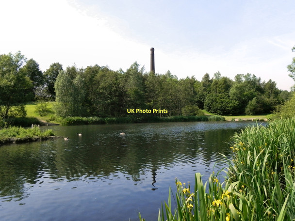 Photo 6"x4" Stamford Park Upper Lake Ashton-Under-Lyne c2011