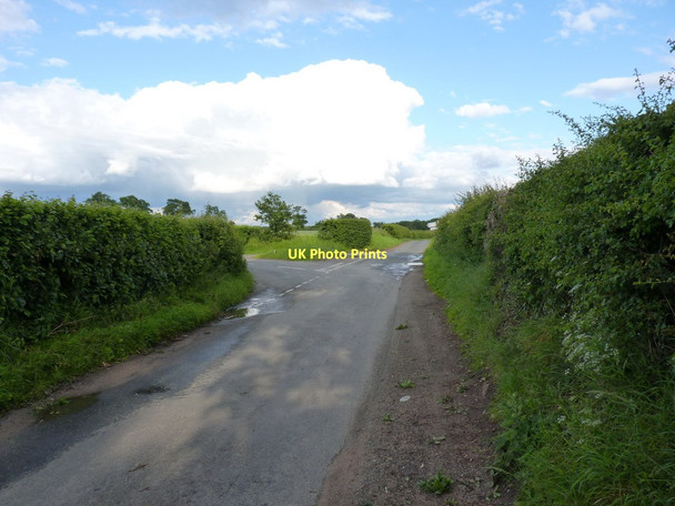Photo 6"x4" Lane junction near Moreton Lynn\/SJ7815 c2011
