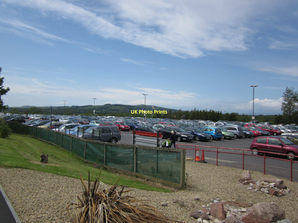 Photo 6"x4" Hospital Car Park Kincaidston c2011