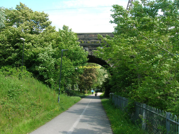 Photo 6"x4" Cycle track towards Lancaster Lancaster c2011