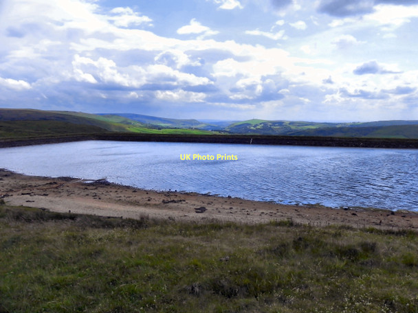 Photo 6"x4" Brunclough Reservoir Bleak Hey Nook c2011