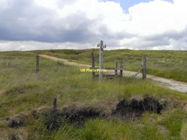 Photo 6"x4" Pennine Way, Brun Moor Bleak Hey Nook c2011