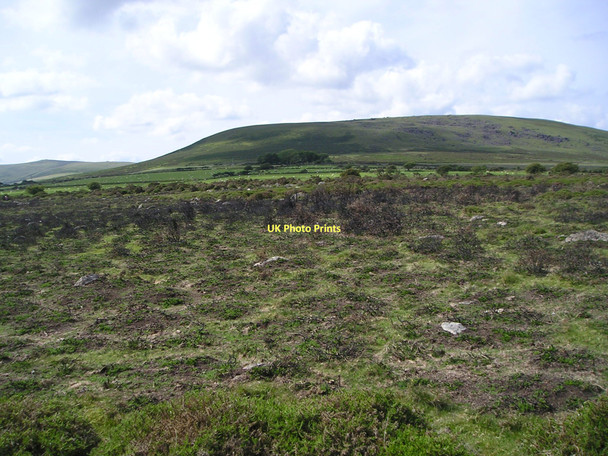 Photo 6"x4" Moorland fire scene Mynachlog-ddu c2011