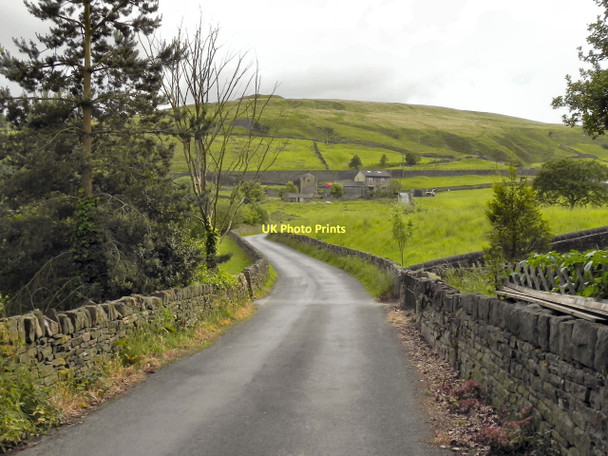 Photo 6"x4" Ainsley Lane, Tunnel End Hey Green c2011
