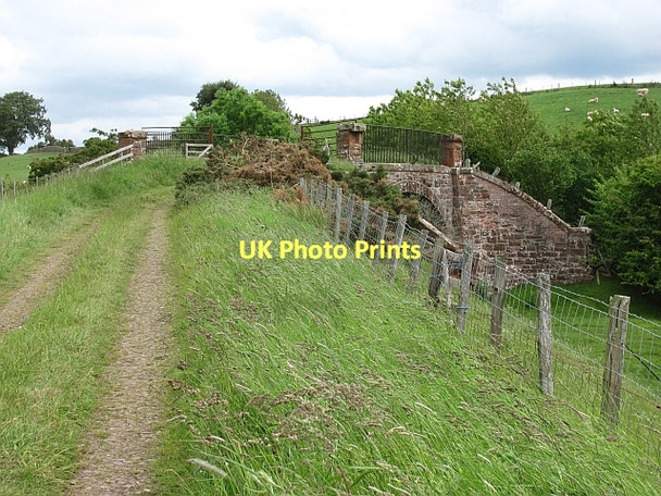 Photo 6"x4" Bridge over the Berwickshire Railway Greenlaw\/NT7146 c2011