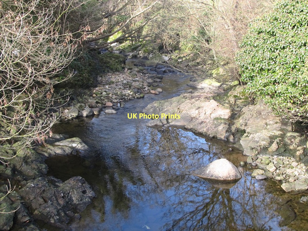 Photo 6"x4" The deeply entrenched Annalong River above the mill bridge Annalong c2011