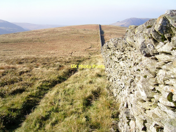 Photo 6"x4" Stone wall on Moelyblithcwm Moelyblithcwm c2007