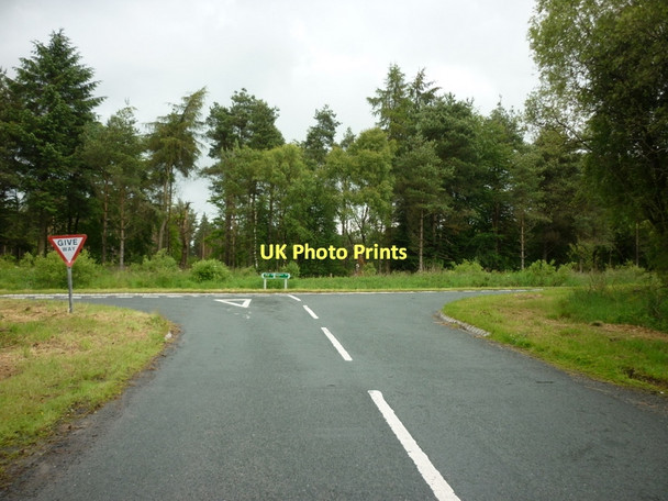 Photo 6"x4" Wass Bank Road, joins  the A170 Wass c2011