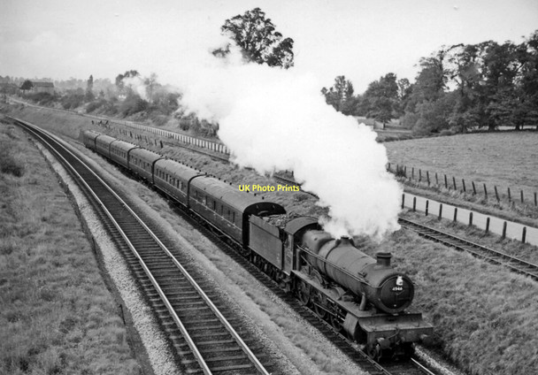 Photo 6"x4" Cardiff - Bristol train near Patchway Little Stoke\/ST6181 c1958