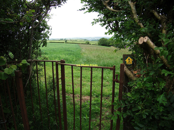 Photo 6"x4" Footpath near Cynwyl Elfed Cynwyl Elfed c2011