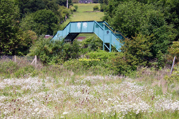 Photo 6"x4" Footbridge over the Bristol to Portbury Dock railway Bower Ashton c2011