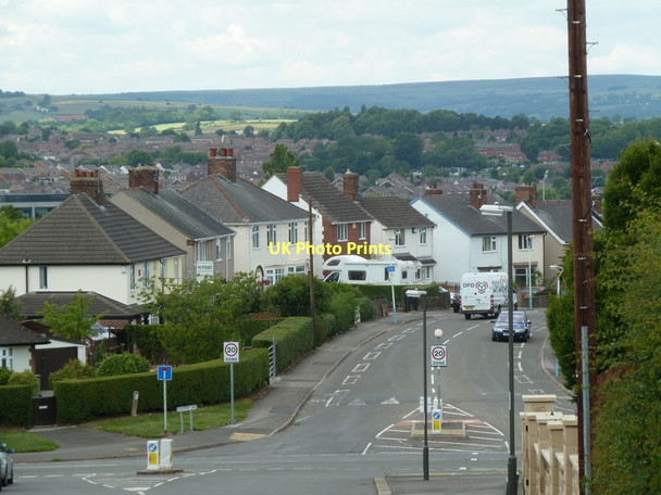 Photo 6"x4" Looking across Brimington Road Chesterfield\/SK3871 c2011