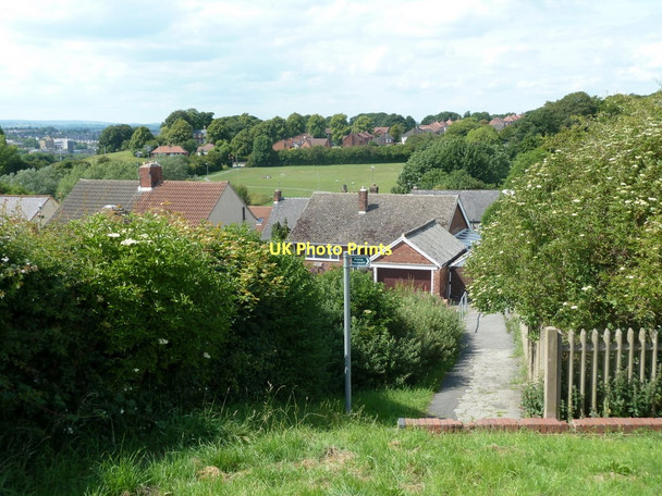 Photo 6"x4" Footpath above Hartington Road Chesterfield\/SK3871 c2011