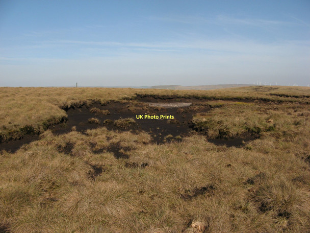 Photo 6"x4" Exposed peat near the summit of Scholes Height Lumb\/SD7819 c2011