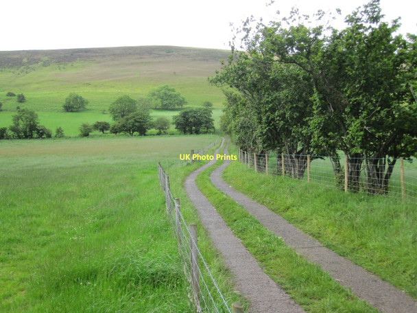 Photo 6"x4" Farm track on the east flank of Mynydd Troed Pengenffordd c2011
