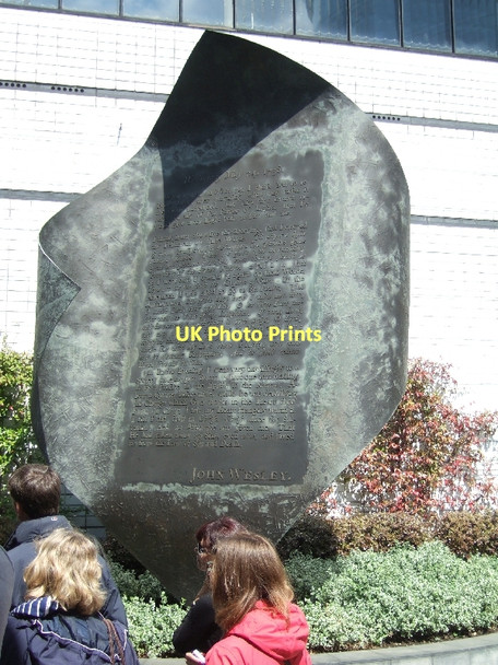 Photo 6"x4" Wesley memorial London c2011