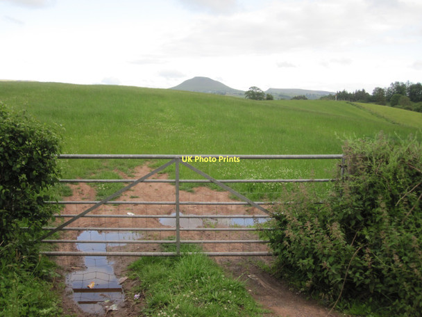 Photo 6"x4" Pasture land west of Bronllys, with Mynydd Troed in the distance Talgarth\/SO1533 c2011