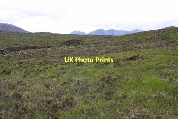 Photo 6"x4" Moorland north of Abhainn Dubh Abhainn Dubh\/NH0757 c2011